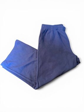 Fabletics XL Navy Sweatpants Wide Leg